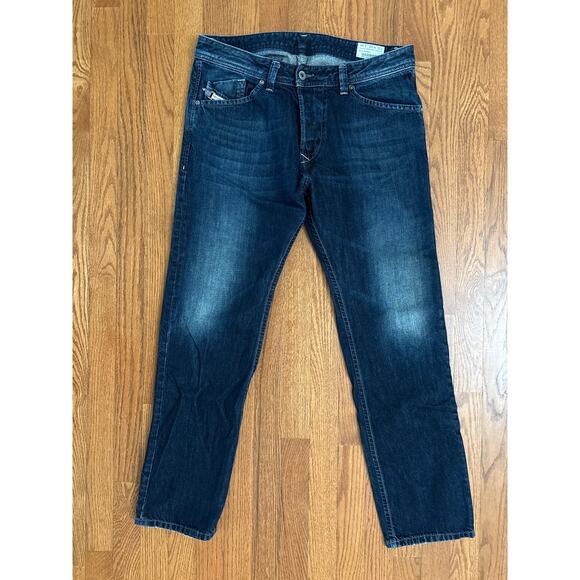 Diesel Industries Darron Was Ormlo Regular Strain Leg Tapered Men's Jeans 32x30 - Picture 1 of 9
